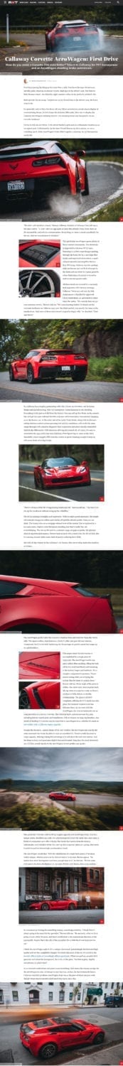 Callaway Corvette AeroWagen: First Drive