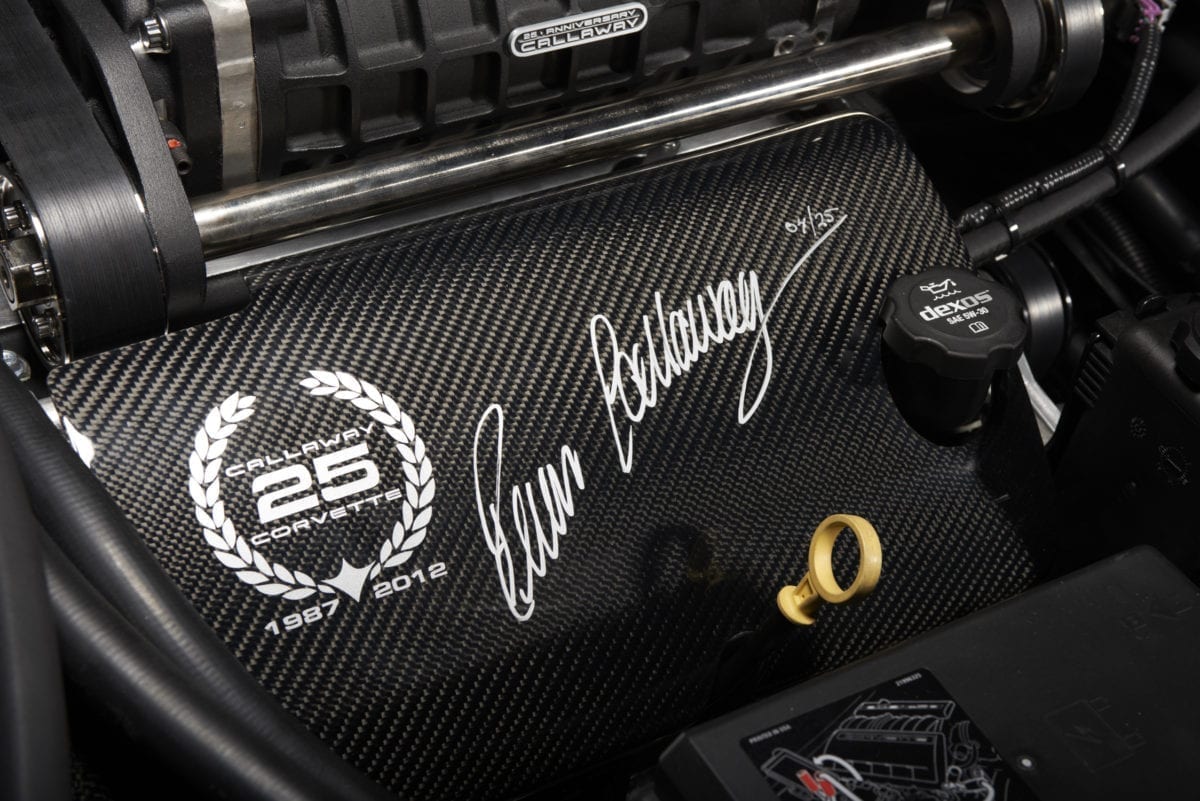 2012 Callaway Corvette 25th Anniversary Edition - RPO B2K 2012 Callaway Corvette 25th Anniversary Edition - RPO B2K