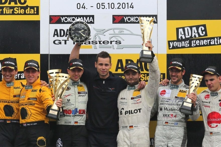 Keilwitz and Wirth, ADAC GT Masters - Hockenheim Podium 2014