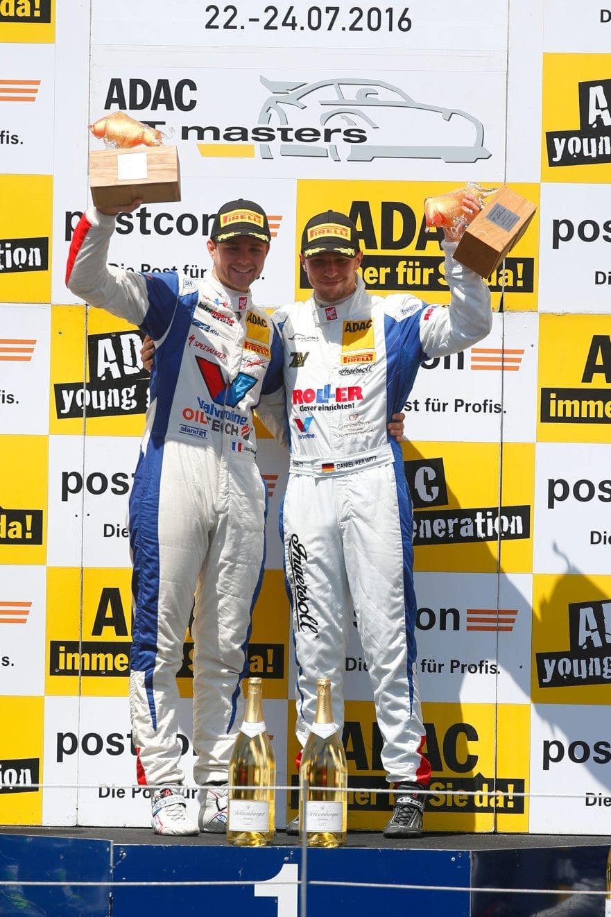 Gounon and Keilwitz on the Red Bull Ring Podium - 2016
