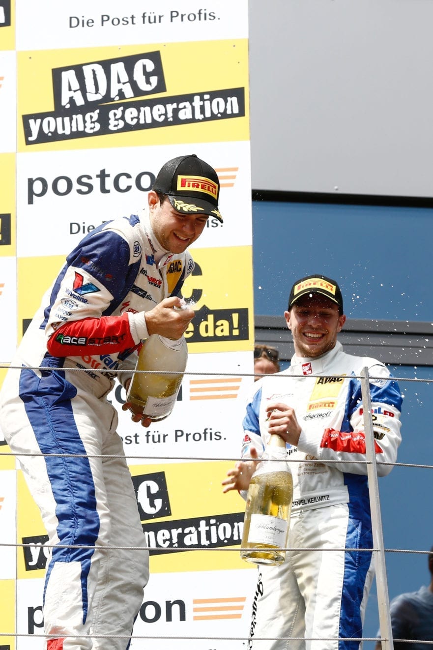 Gounon and Keilwitz on the Red Bull Ring Podium - 2016