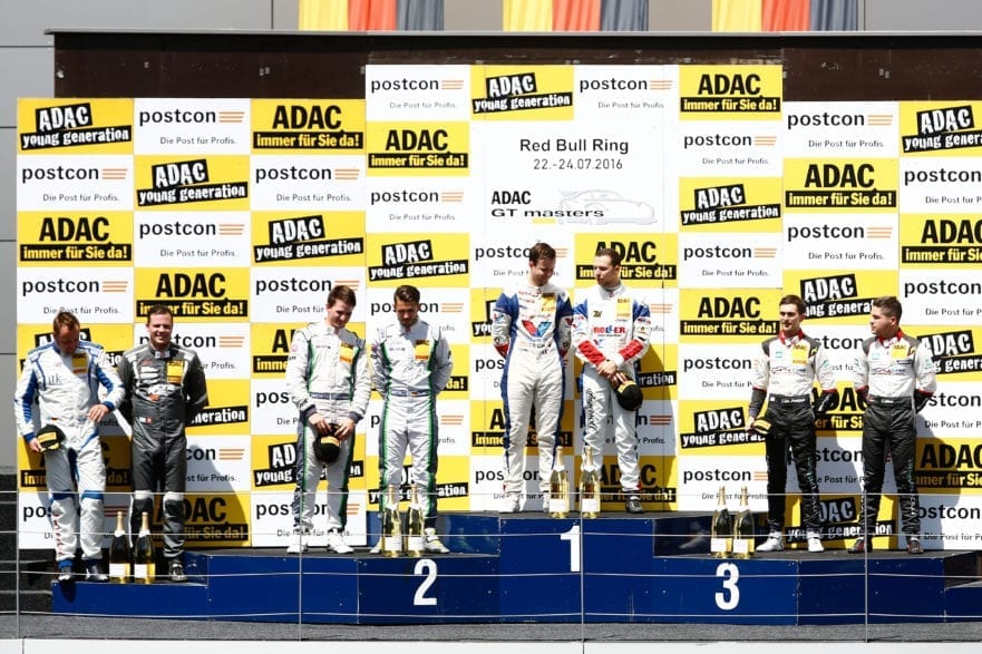 Callaway Drivers on the Red Bull Ring Podium - 2016