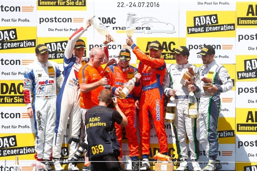 Gounon and Keilwitz on the Red Bull Ring Podium - 2016