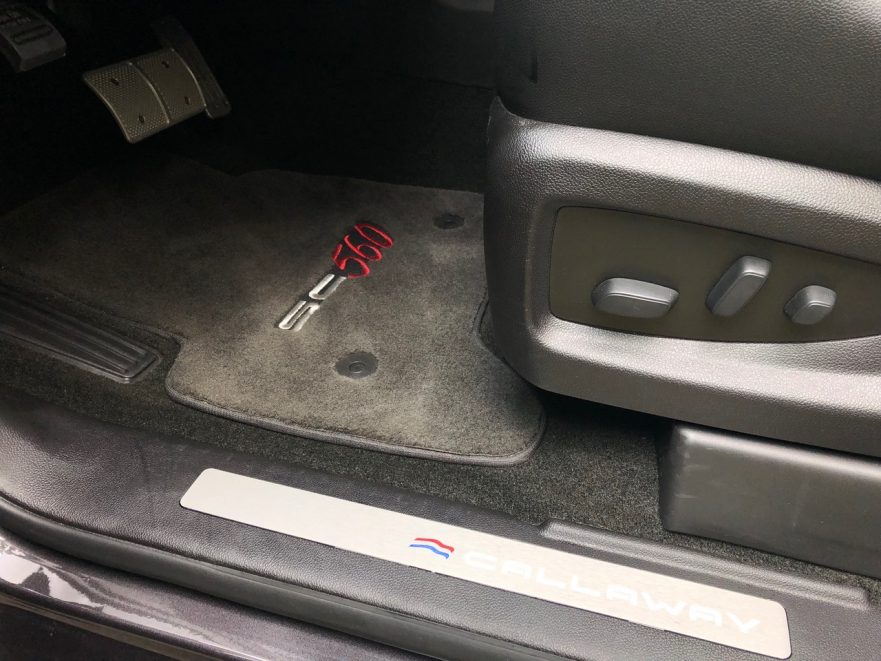 2018 Callaway Tahoe RST Development Vehicle - sill panel/mat/pedals