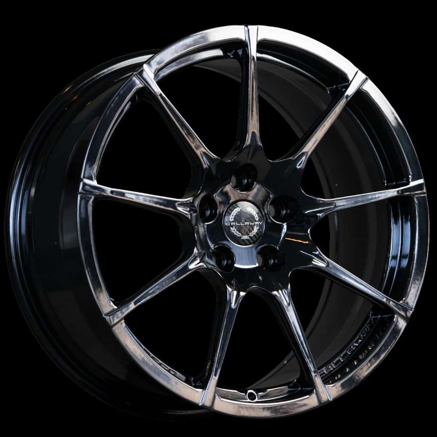 Callaway Corvette C8 Wheel - Black Chrome Wheel