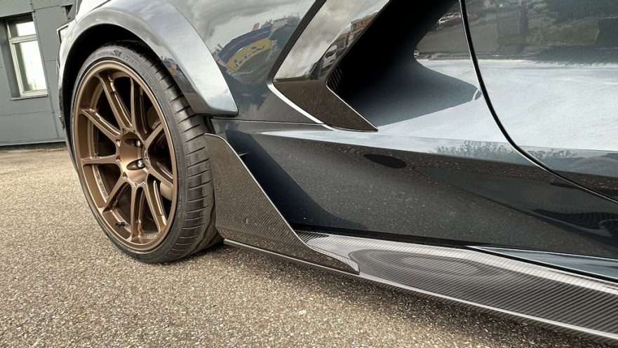 Callaway C8 Wide Body Package - Rocker/Flare Detail