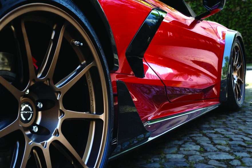 Callaway Corvette C8 Wide Body - Shark Fin Vane/Rocker Ext.