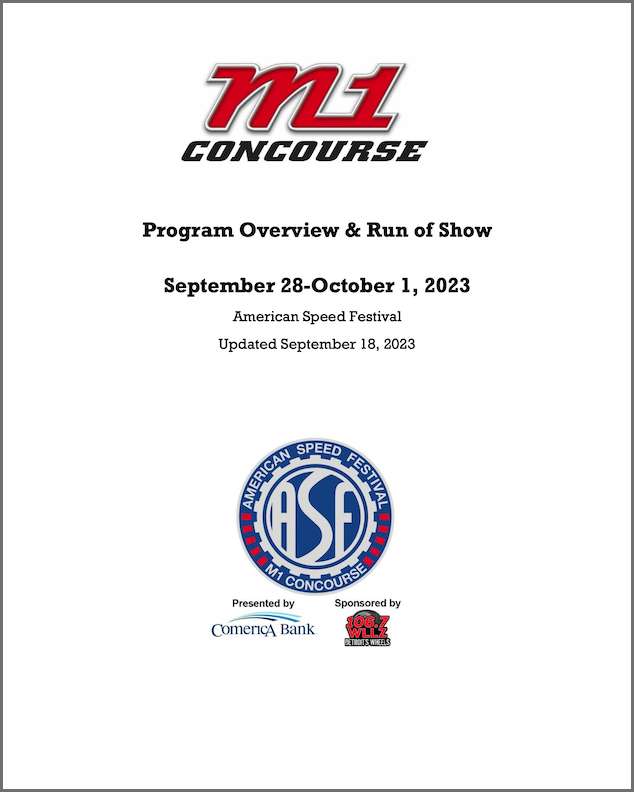 M1 Concourse Program Overview