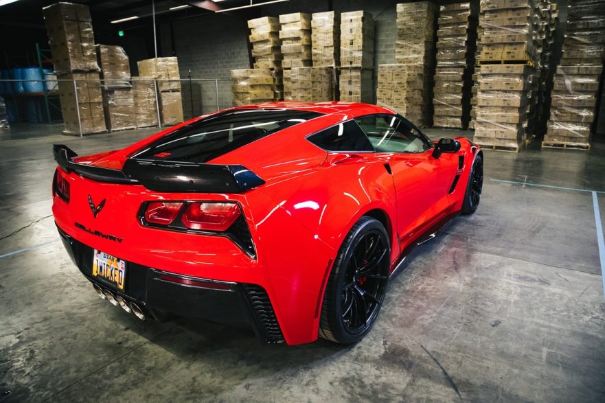 2017 Callaway Corvette - rear 3/4 view
