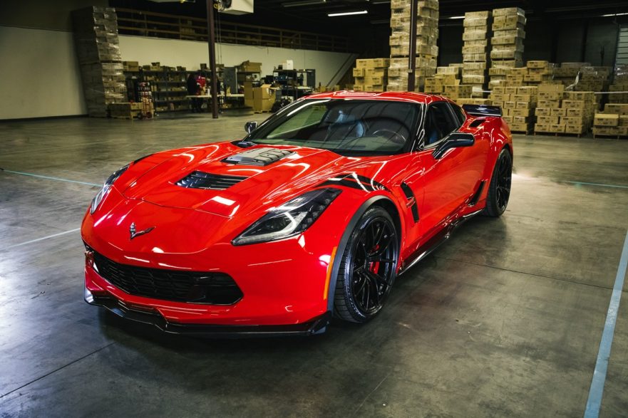 2017 Callaway Corvette - front 3/4 view