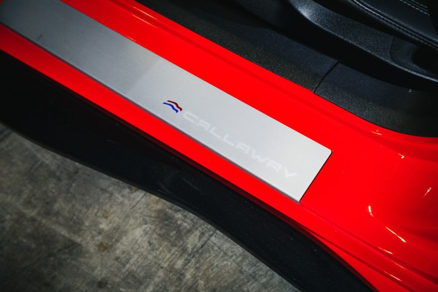 2017 Callaway Corvette - driver's sill panel