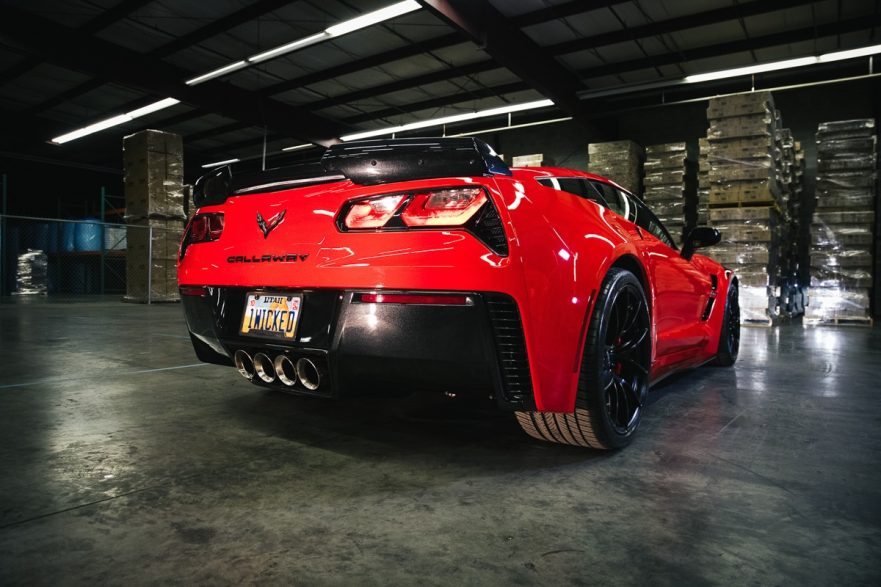 2017 Callaway Corvette - rear 3/4 view