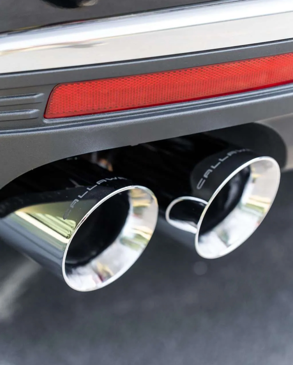 Dual-Outlet Exhaust System with Quad Tips