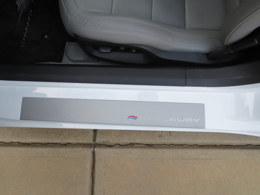 2014 Callaway Corvette SC627 - aluminum door sill