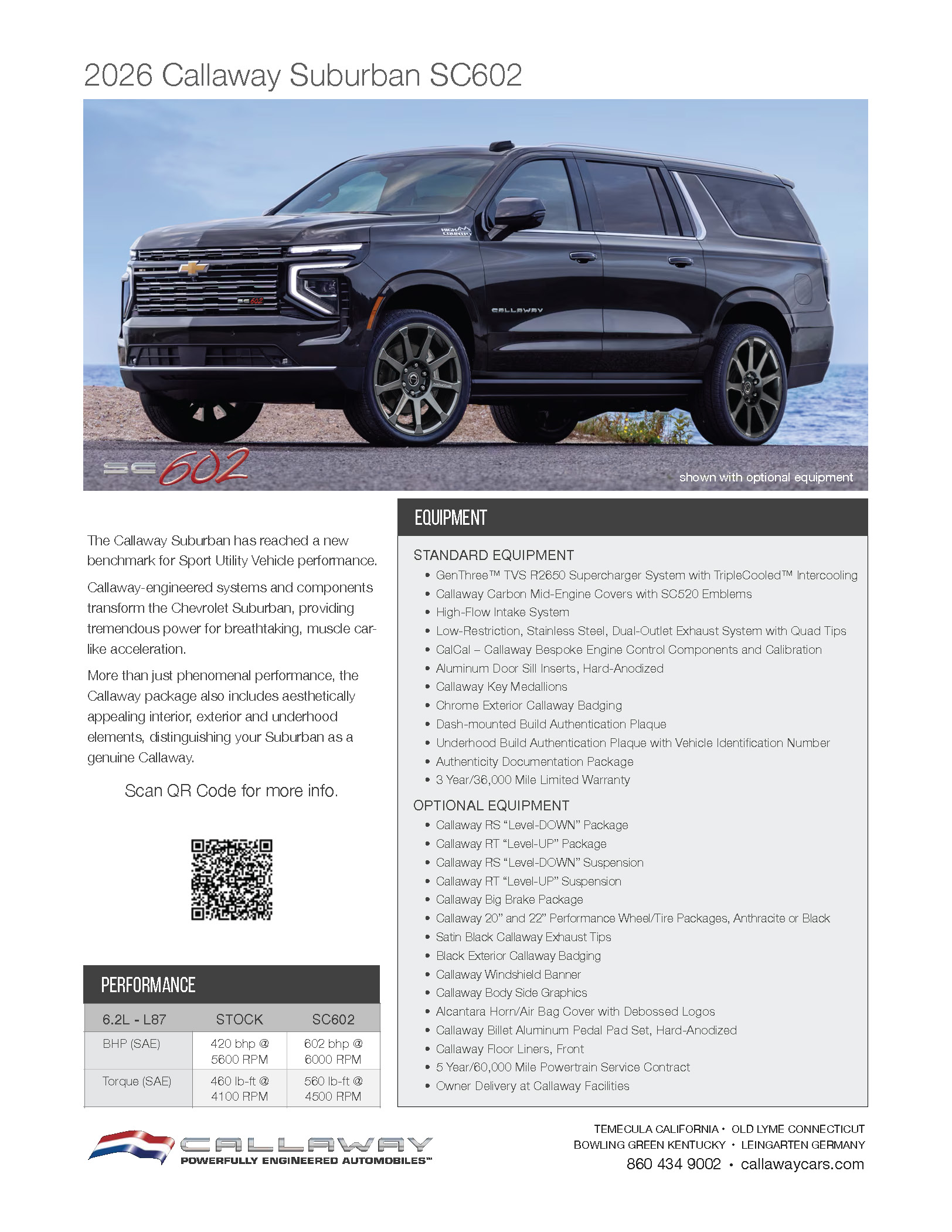Callaway Suburban SC602