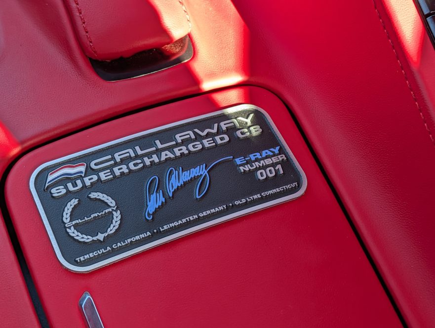 2024 Corvette Supercharged E-Ray - console