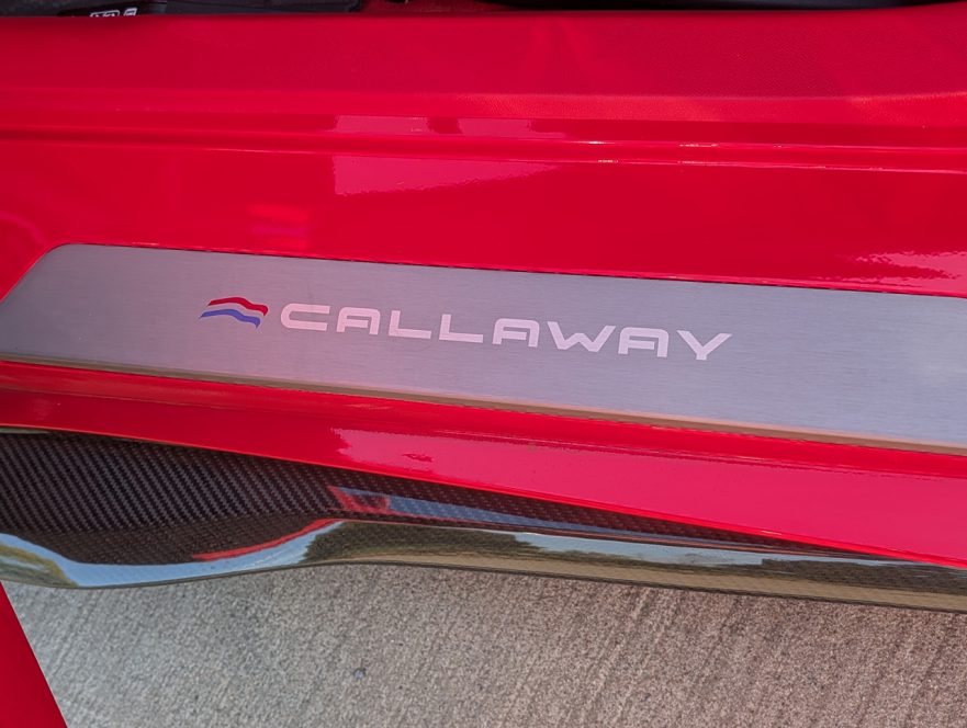 2024 Corvette Supercharged E-Ray - door sill